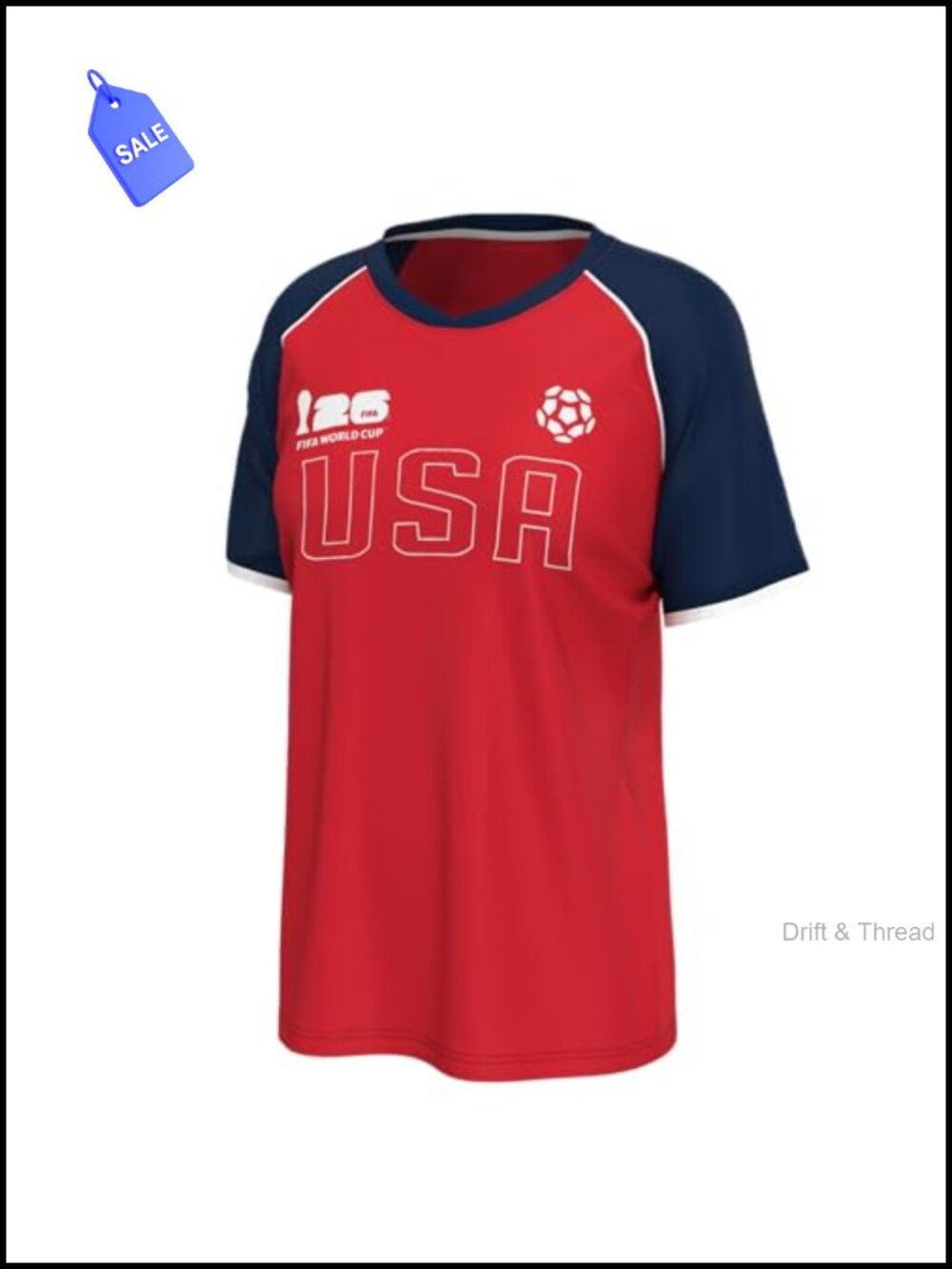 FIFA World Cup 2026 Raglan Sleeve Soccer Mesh Top